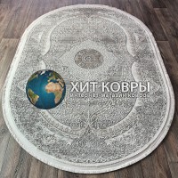 Турецкий ковер Deko 10137 Серый овал